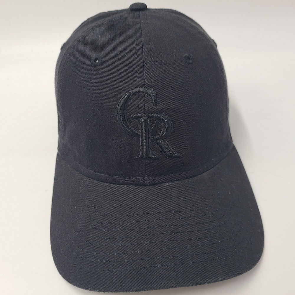 Women Colorado Rockies Hat Strapback New Era 9Twenty Black MLB Baseball Casual